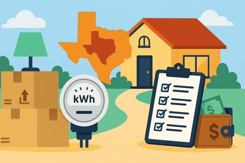 Texas Electricity Move-In Checklist