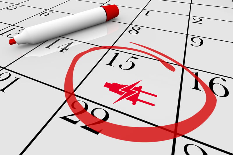 Schedule Electric Service in Advance